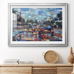 Red Traffic - Modern Framed Art Print