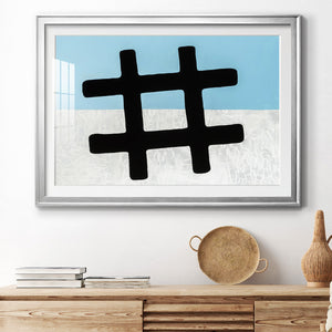 Hashtag - Modern Framed Art Print