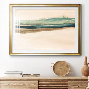 Layered Horizon II - Modern Framed Art Print