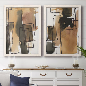 Retro Vibe III - Barnwood Framed Canvas Set