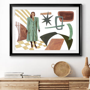 Vintage Vibes II - Modern Framed Art Print