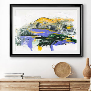 Silent Mountain V - Modern Framed Art Print