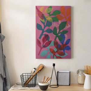 Vivid Stems IV - Canvas Art Print