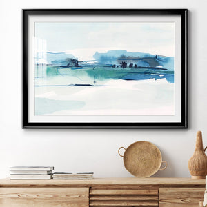 Ultramarine Vista II - Modern Framed Art Print