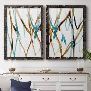 Runnel XVII - Barnwood Framed Canvas Set