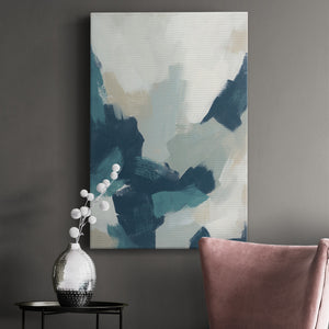 Brushy Blues II - Canvas Art Print