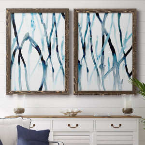 Runnel I - Barnwood Framed Canvas Set