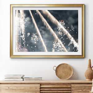 Celestial Glimmer - Modern Framed Art Print