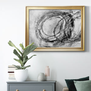 Infinity Rings I - Modern Framed Canvas Print