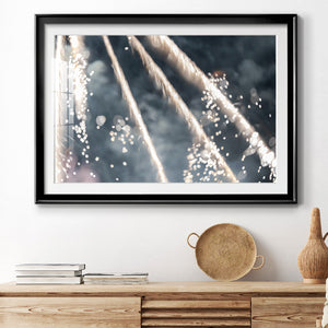 Celestial Glimmer - Modern Framed Art Print