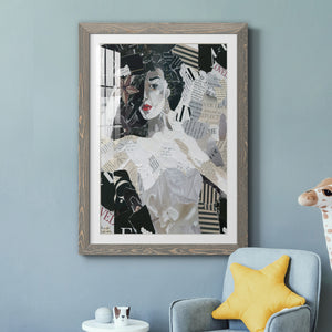 Runway Star - Barnwood Framed Art Print