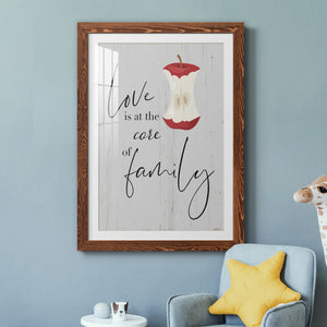 Core of Family - Premium Framed Print - Distressed Barnwood Frame - Ready to Hang