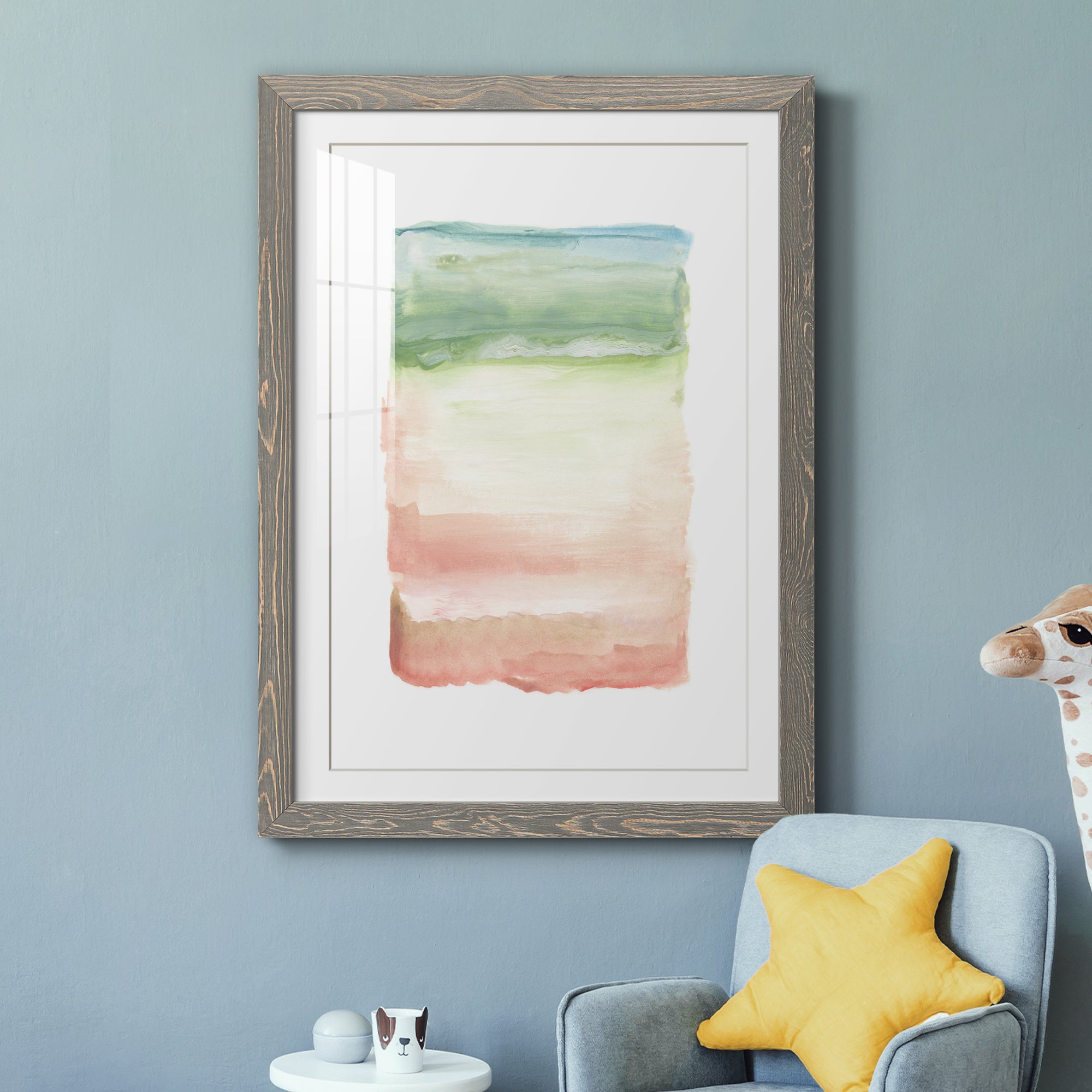 Skye I - Premium Framed Print - Distressed Barnwood Frame - Ready to Hang