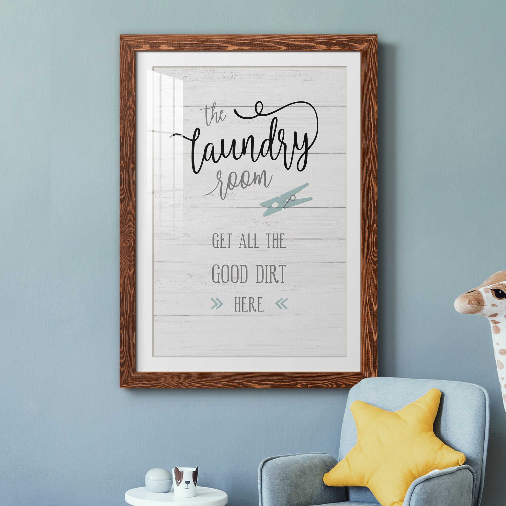 Good Dirt - Premium Framed Print - Distressed Barnwood Frame - Ready to Hang