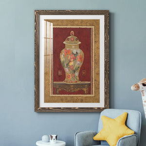 Romantic Urn II - Barnwood Framed Art Print