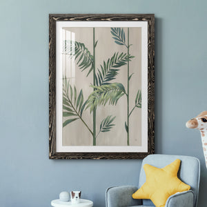 Modern Fronds II - Barnwood Framed Art Print