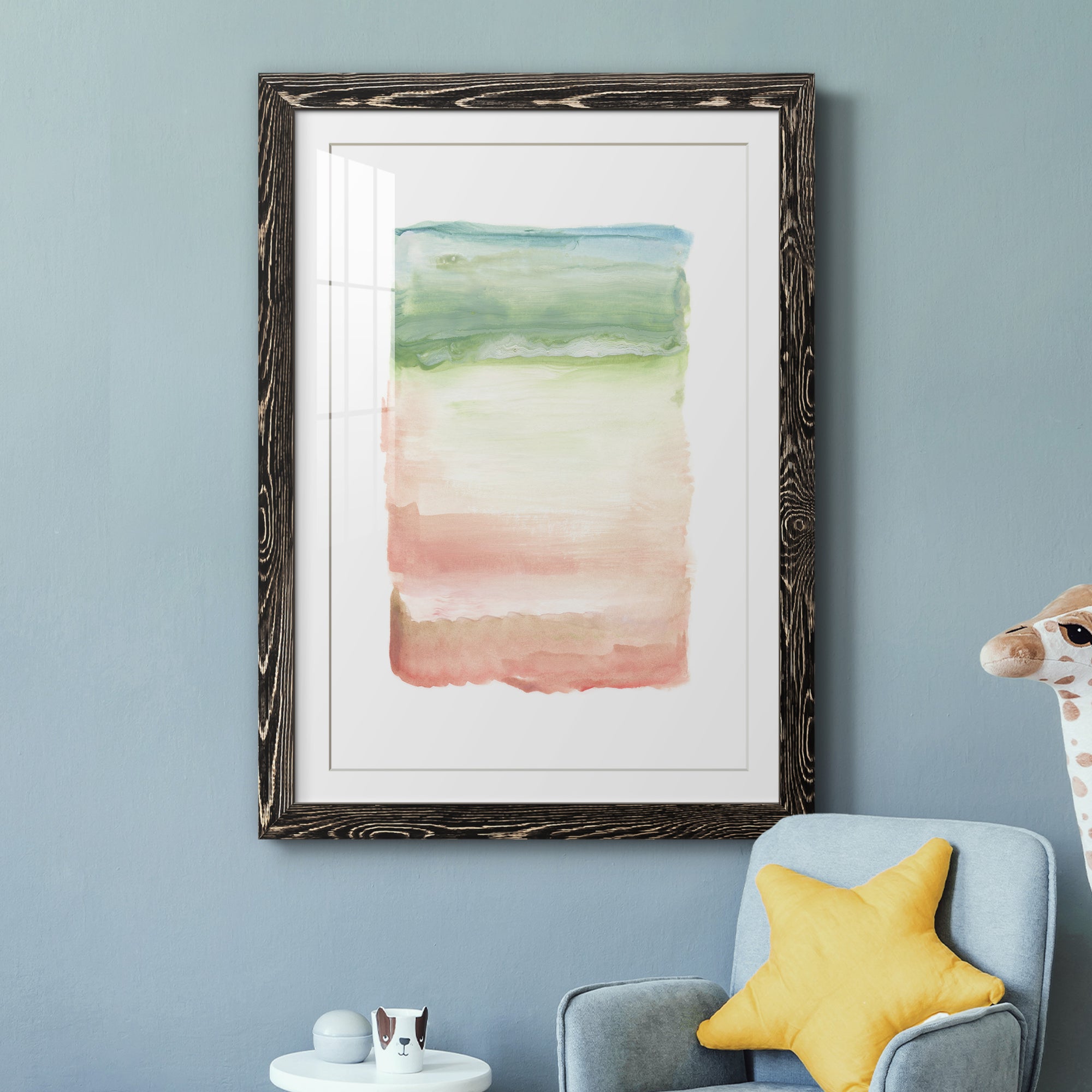 Skye I - Premium Framed Print - Distressed Barnwood Frame - Ready to Hang