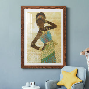 Tribal Vision II - Barnwood Framed Art Print