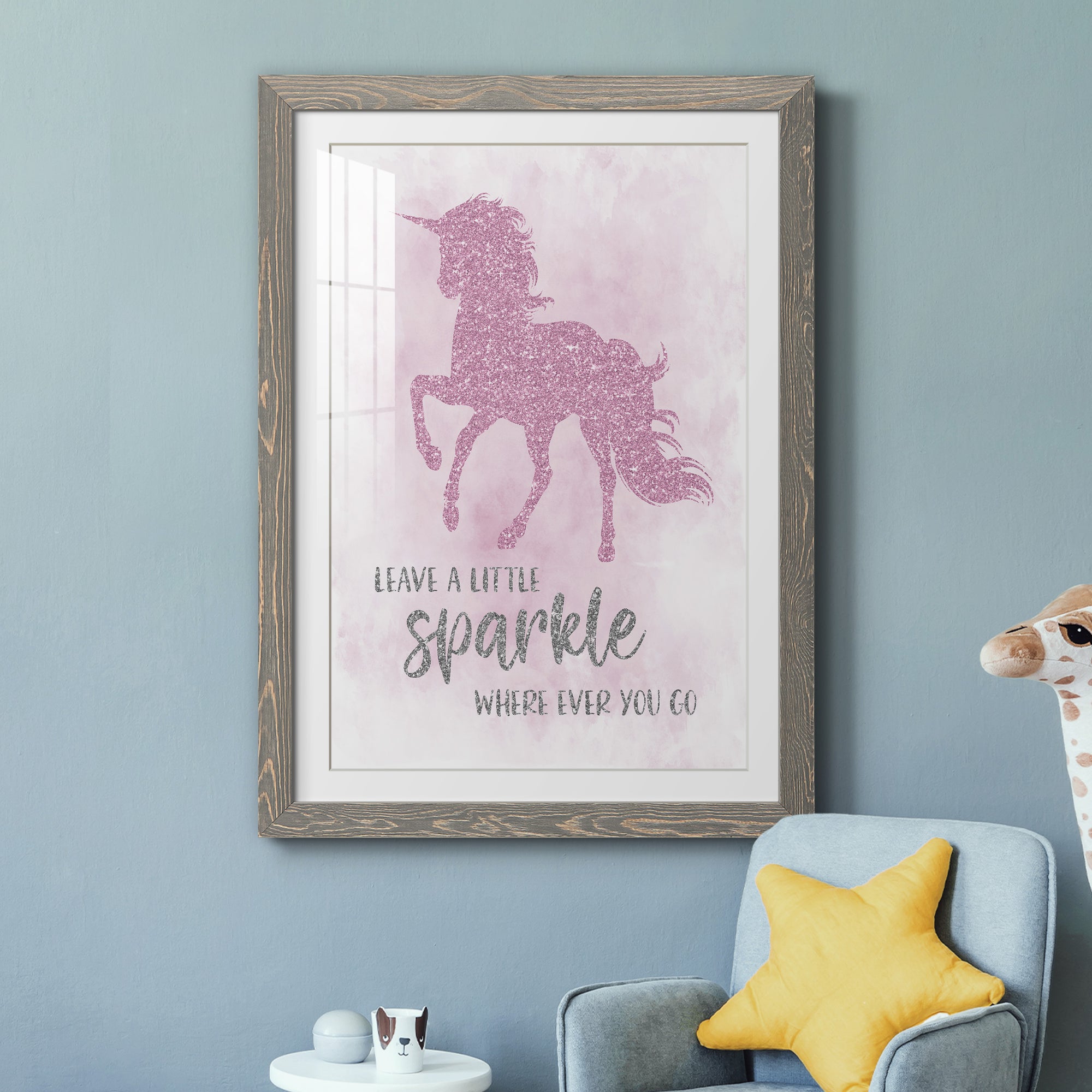 Sparkle - Barnwood Framed Art Print