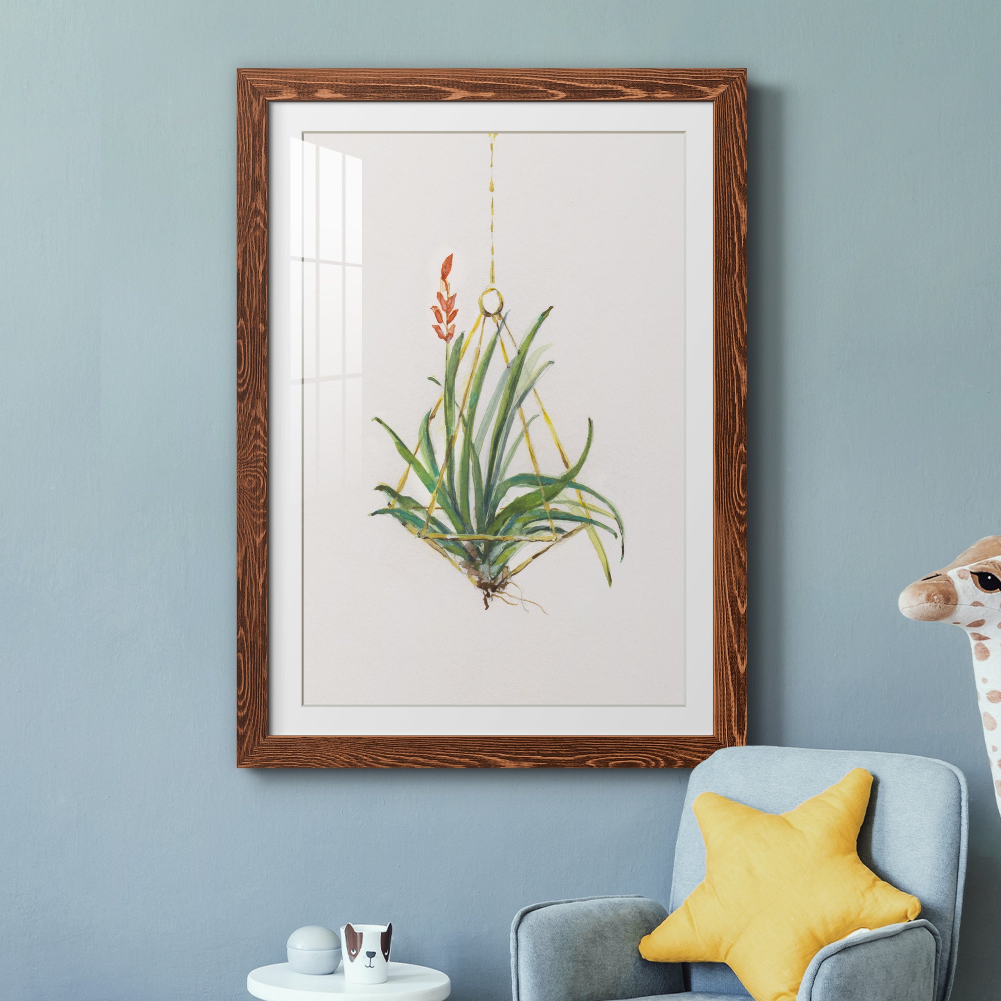 Gardenaire I - Barnwood Framed Art Print