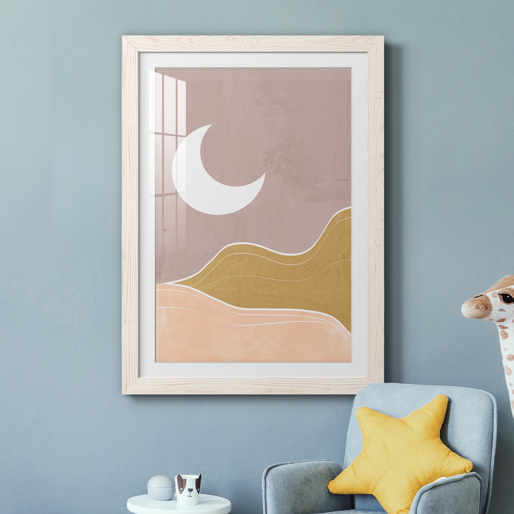 Sedona Moon - Premium Framed Print - Distressed Barnwood Frame - Ready to Hang