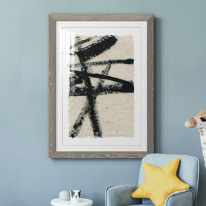 Lines Crossed III - Premium Framed Print - Distressed Barnwood Frame - Ready to Hang