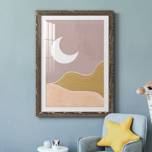 Sedona Moon - Premium Framed Print - Distressed Barnwood Frame - Ready to Hang