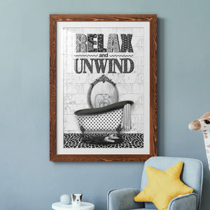 Relax and Unwind - Barnwood Framed Art Print