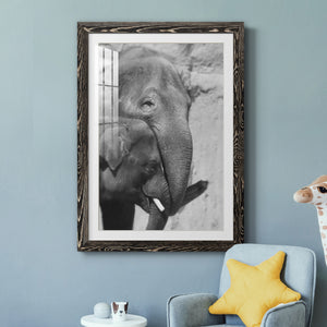 Tender Moment - Barnwood Framed Art Print