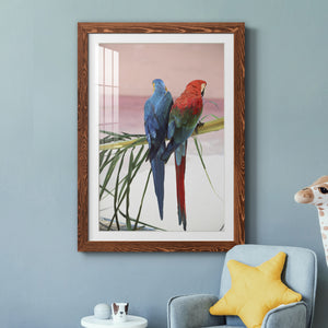 Palm Parrots - Barnwood