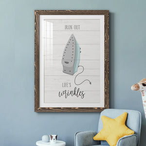 Iron Out - Premium Framed Print - Distressed Barnwood Frame - Ready to Hang