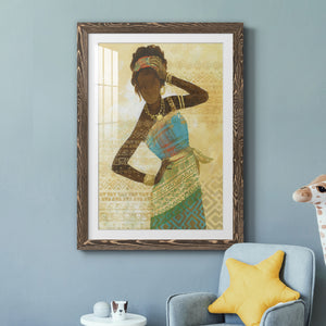 Tribal Vision II - Barnwood Framed Art Print