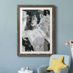 Runway Star - Barnwood Framed Art Print