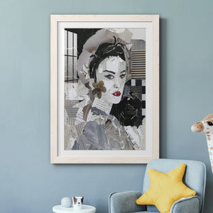 Runway Pause - Barnwood Framed Art Print