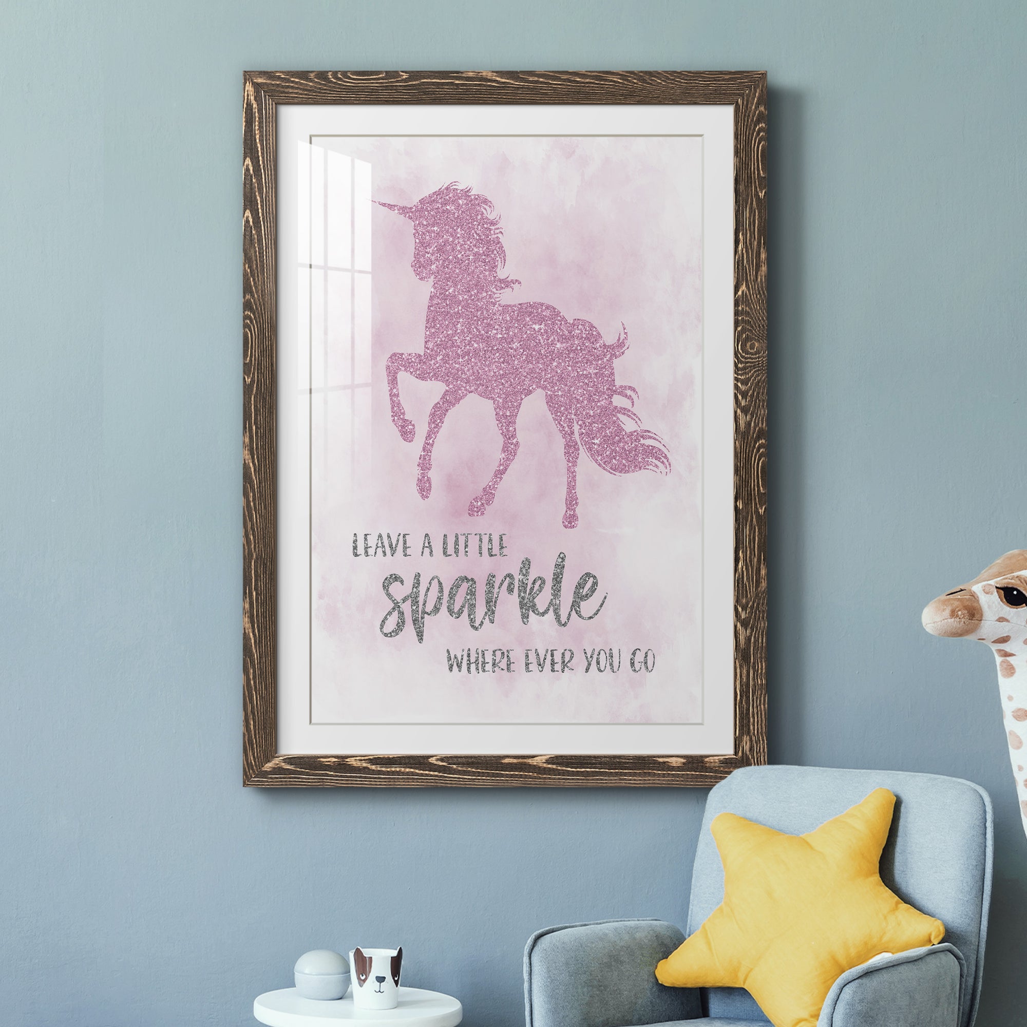 Sparkle - Barnwood Framed Art Print