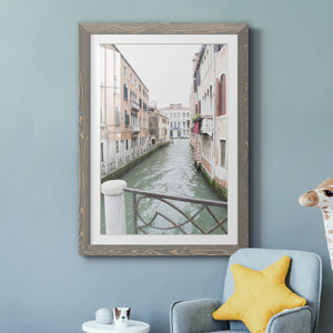 Venice Canal I - Premium Framed Print - Distressed Barnwood Frame - Ready to Hang