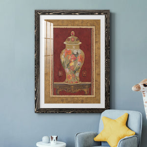 Romantic Urn II - Barnwood Framed Art Print