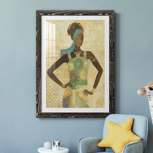 Tribal Vision I - Barnwood Framed Art Print