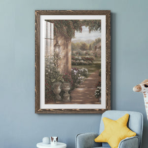 Evening in the Conservatory - Barnwood Framed Art Print