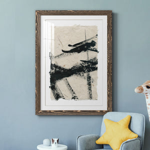 Lines Crossed II - Premium Framed Print - Distressed Barnwood Frame - Ready to Hang