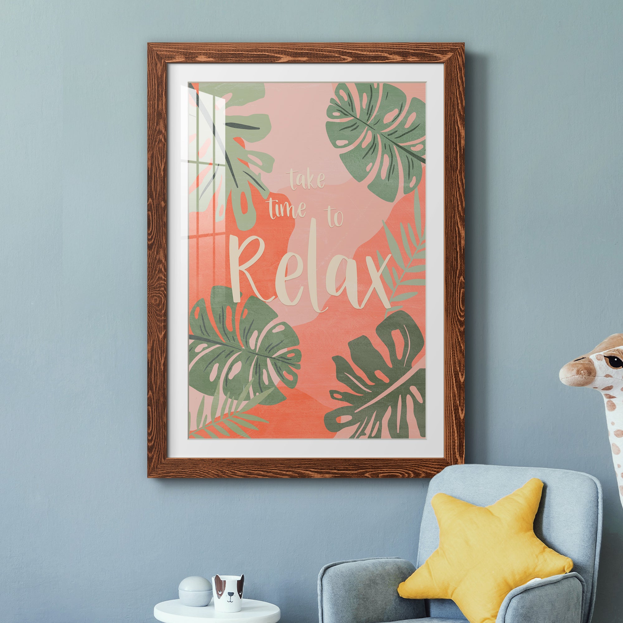 Take Time - Premium Framed Print - Distressed Barnwood Frame - Ready to Hang