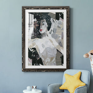 Runway Star - Barnwood Framed Art Print