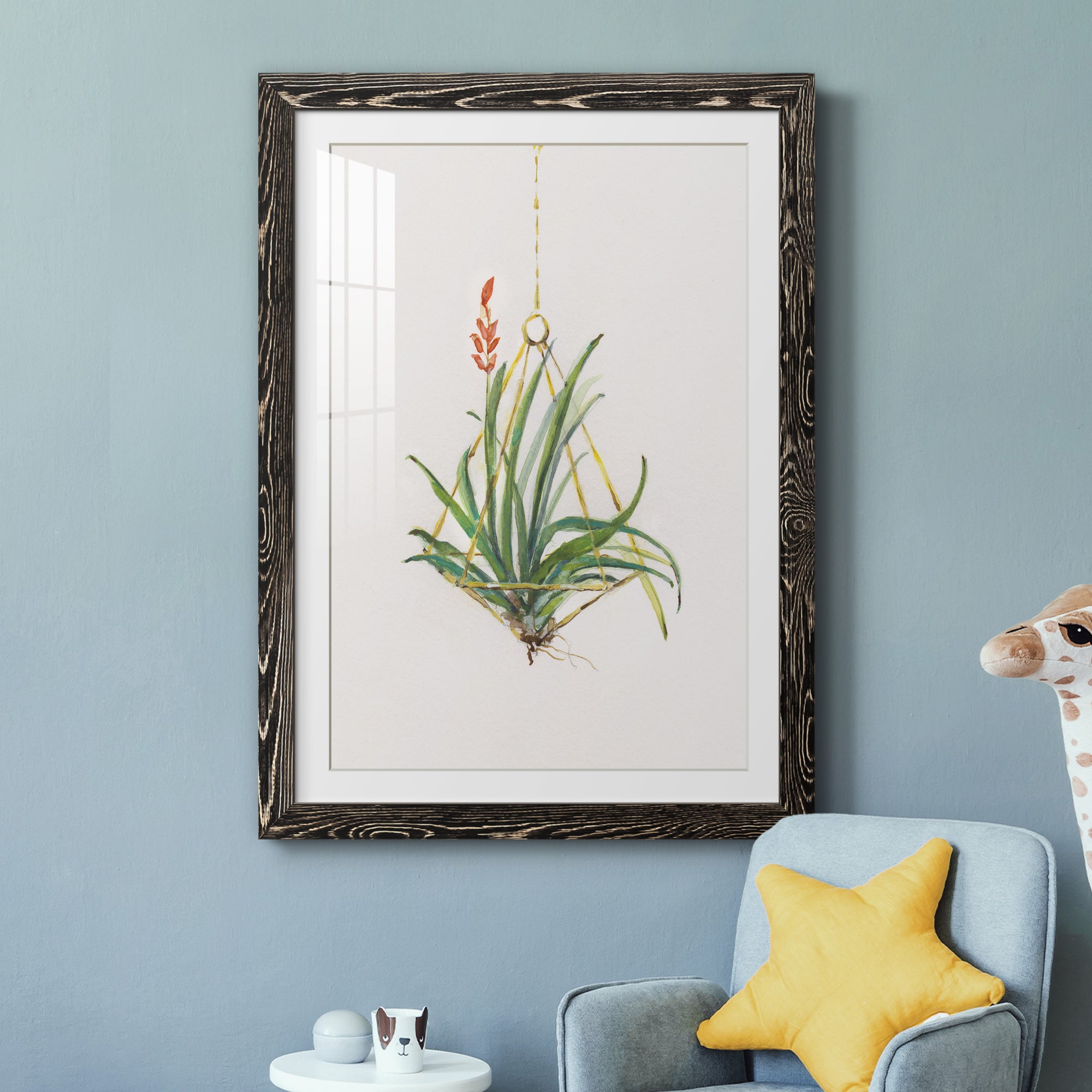 Gardenaire I - Barnwood Framed Art Print