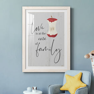 Core of Family - Premium Framed Print - Distressed Barnwood Frame - Ready to Hang