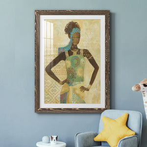 Tribal Vision I - Barnwood Framed Art Print