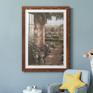 Evening in the Conservatory - Barnwood Framed Art Print
