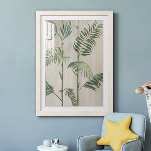 Modern Fronds I - Barnwood Framed Art Print
