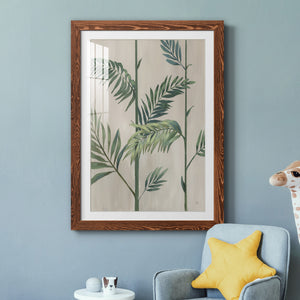 Modern Fronds II - Barnwood Framed Art Print