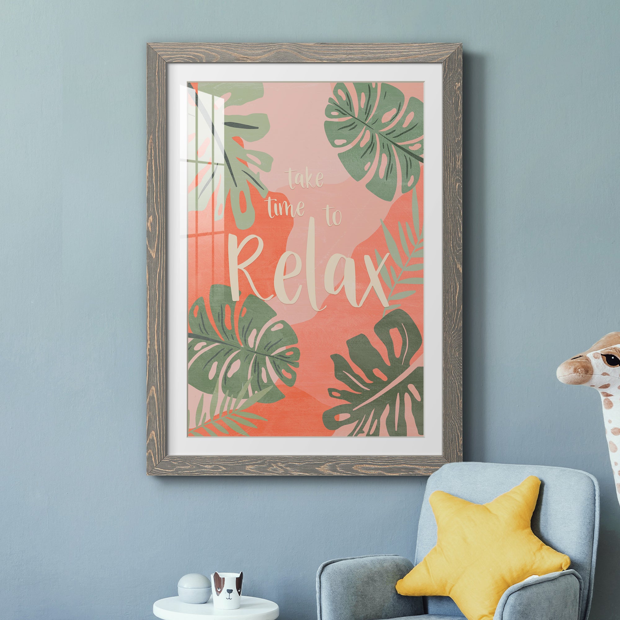 Take Time - Premium Framed Print - Distressed Barnwood Frame - Ready to Hang