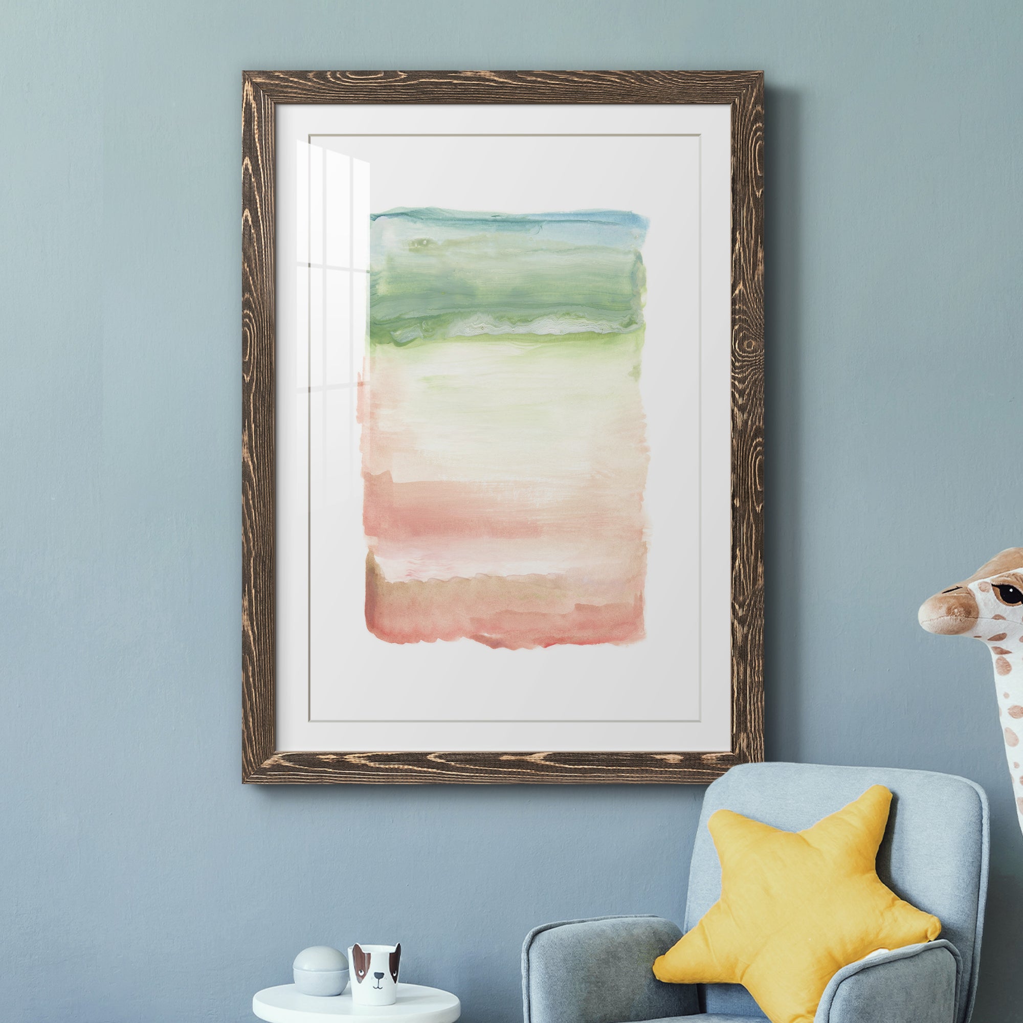 Skye I - Premium Framed Print - Distressed Barnwood Frame - Ready to Hang